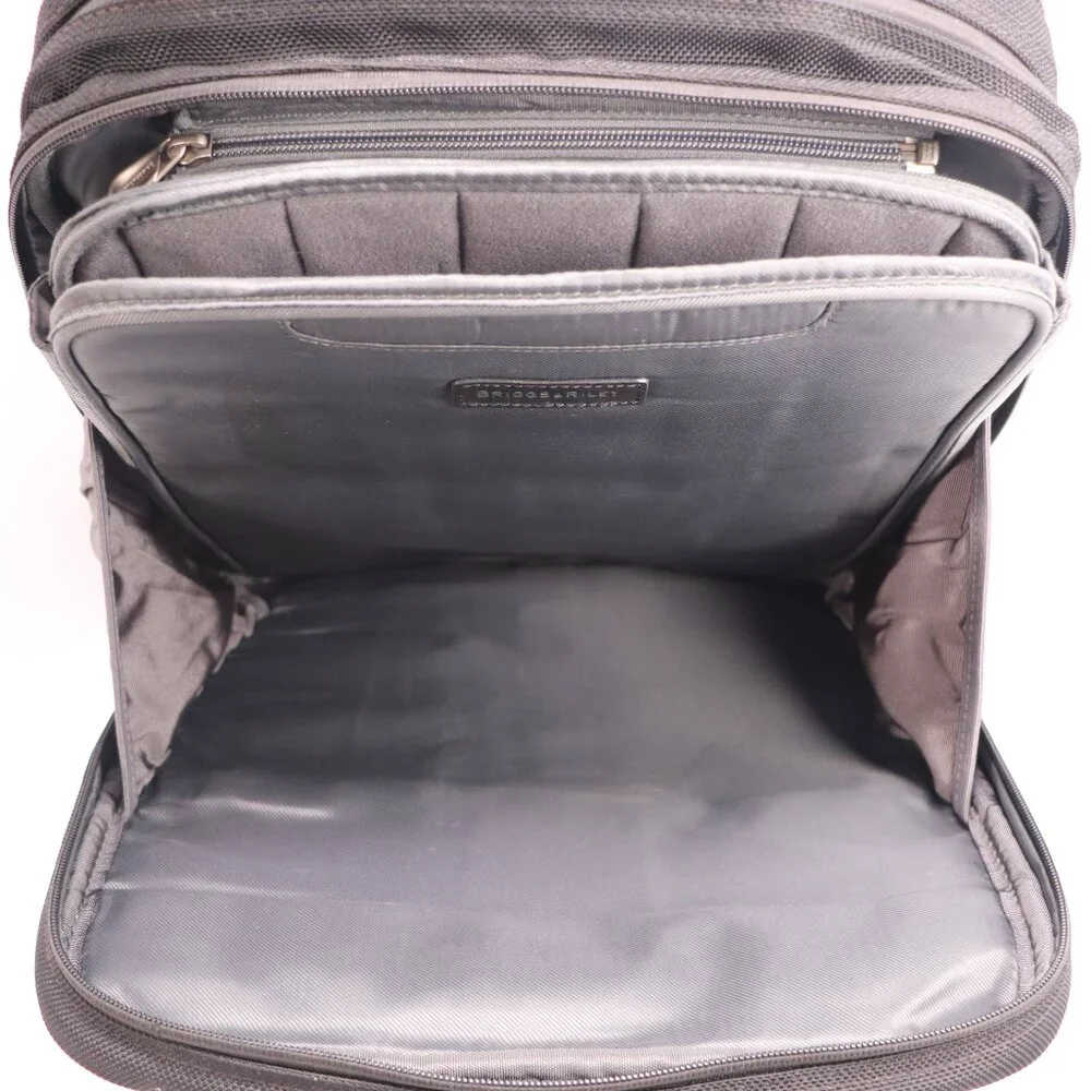 BRIGGS & RILEY 07-BB107 VERTICAL BLACK NYLON LAPTOP BRIEFCASE BAG Travel
